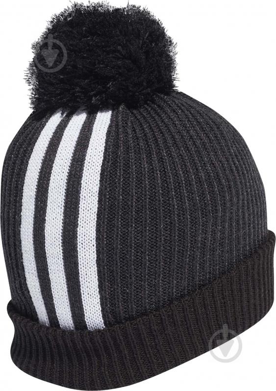 Шапка Adidas AC POM BEANIE H35510 р.XXL чорний - фото 3