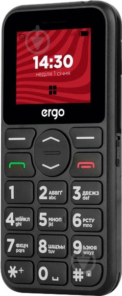 Мобільний телефон Ergo Dual Sim R181 Black - фото 5