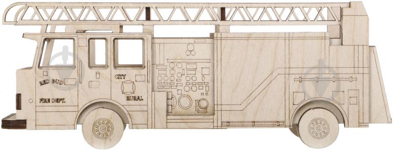 Підставка для канцелярії Пожежна машина WOODPEN025-1 ZABAVA - фото 3