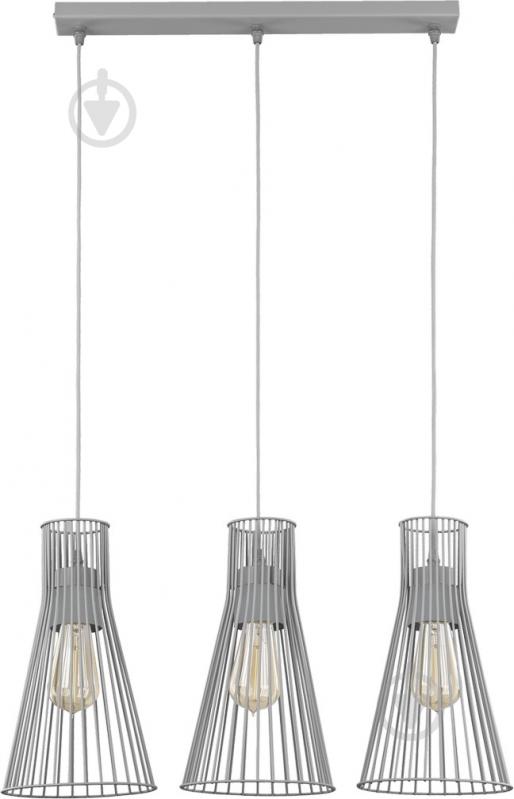 Подвес TK Lighting Vito 3x60 Вт E27 серый 1497 - фото 1