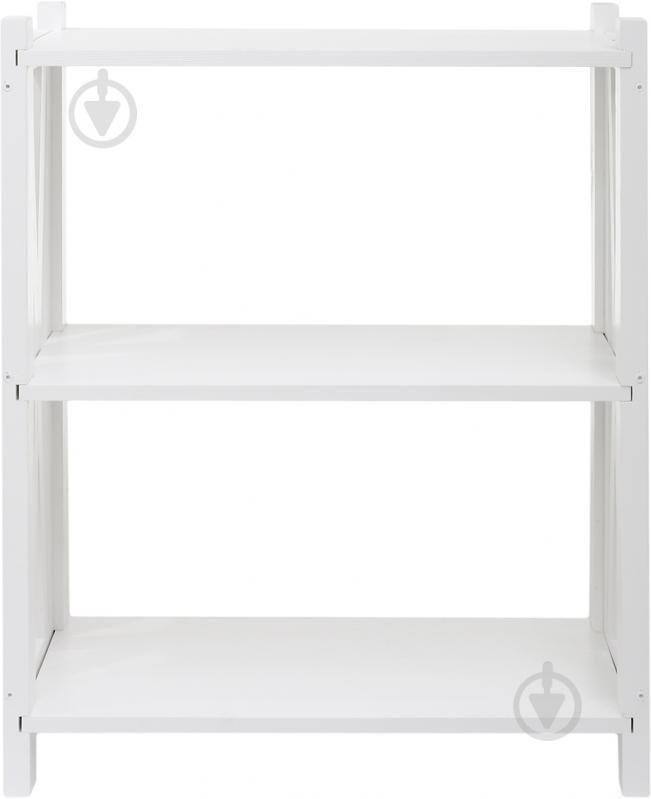 Стеллаж 860x700x300 мм СПМК №579 белый дерево полки 3 шт. крашенный - фото 2 Стеллаж 860x700x300 мм СПМК №579 белый дерево полки 3 шт. крашенный - фото 2