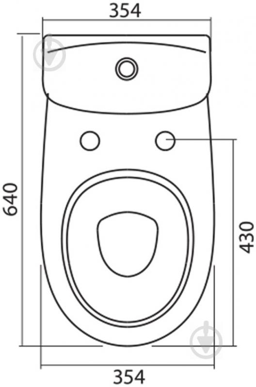 Унитаз-компакт Kolo Freja L79211000 с дюропластовым сиденьем - фото 4