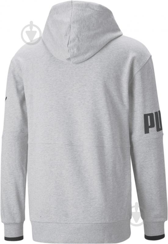 Джемпер Puma PUMA POWER COLORBLOCK HOODIE TR 67332504 р.3XL серый - фото 2