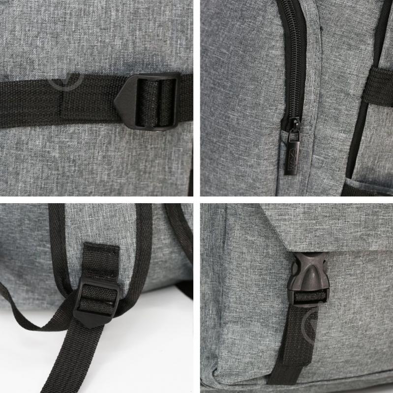 Рюкзак NikiBo Modern серый - фото 5