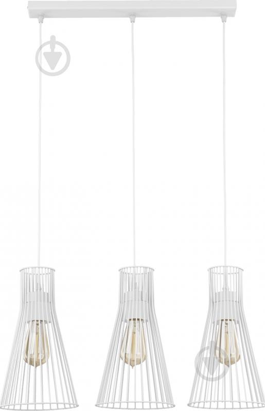 Подвес TK Lighting Vito 3x60 Вт E27 белый 1501 - фото 1