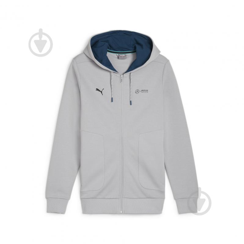 Джемпер Puma MAPF1 HOODED SWEAT JACKET 62374402 р.L сірий - фото 1