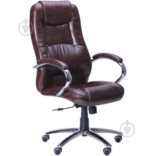 Крісло AMF Art Metal Furniture Мустанг Anyfix мадрас коричневий - фото 1