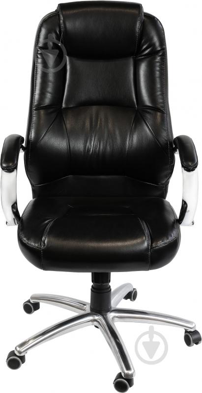 Крісло AMF Art Metal Furniture Мустанг AnyFix Хром Лаки чорний - фото 2