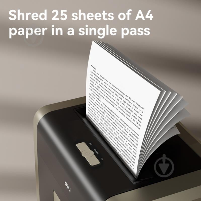Уничтожитель документов T099 Deli - фото 8