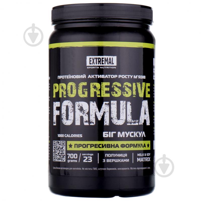 Протеїн Extremal Progressive formula полуниця з вершками 700 г - фото 1