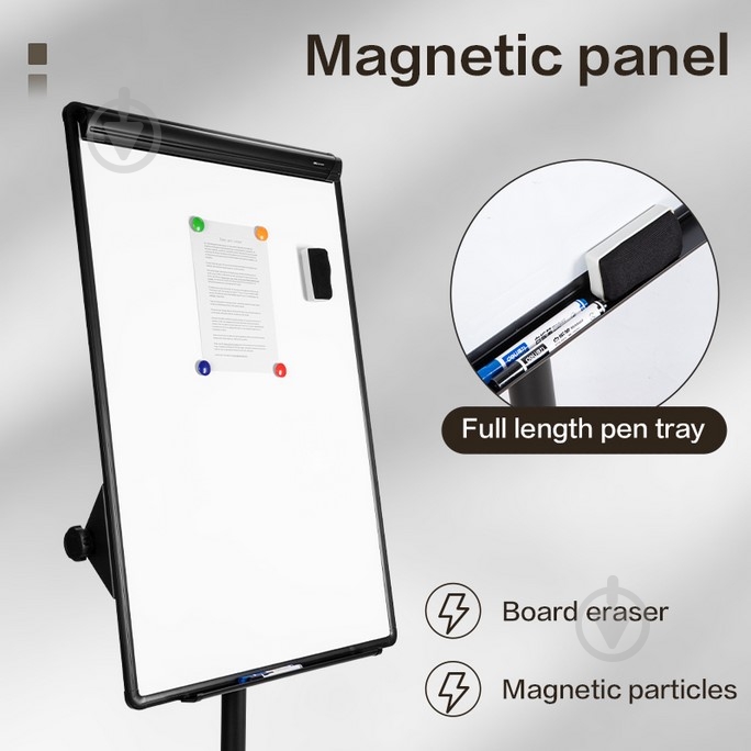 Магнитно-маркерный флипчарт Deli 107х75 см (V130) - фото 7