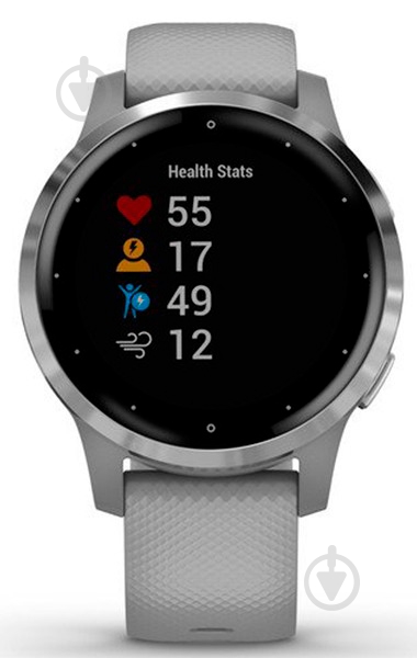 Смарт-часы Garmin Vivoactive 4S Powder silver/grey (010-02172-03) - фото 4 Смарт-часы Garmin Vivoactive 4S Powder silver/grey (010-02172-03) - фото 4