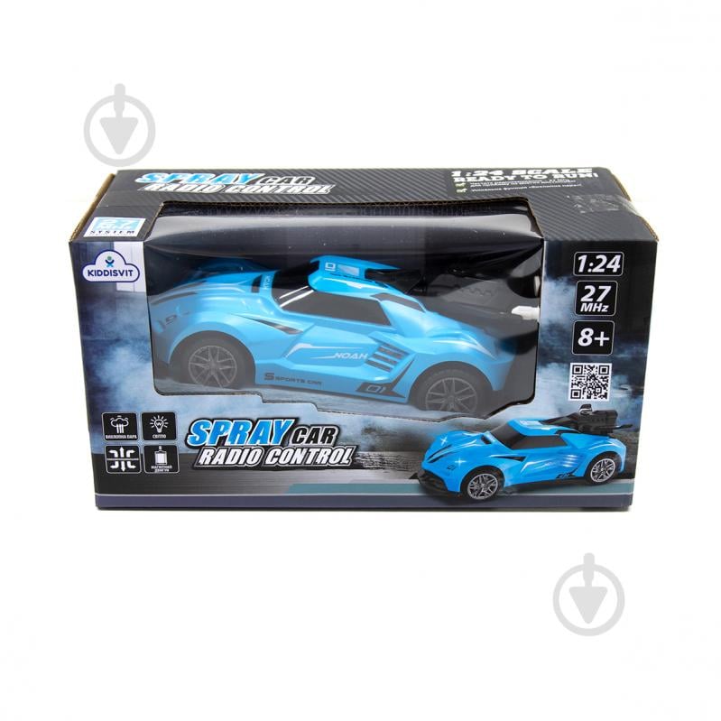 Автомобиль на р/у Sulong Toys Spray Car Sport голубой 1:24 SL-354RHBL - фото 11