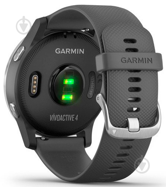 Смарт-часы Garmin Vivoactive 4 Shadow silver/grey (010-02174-03) - фото 3