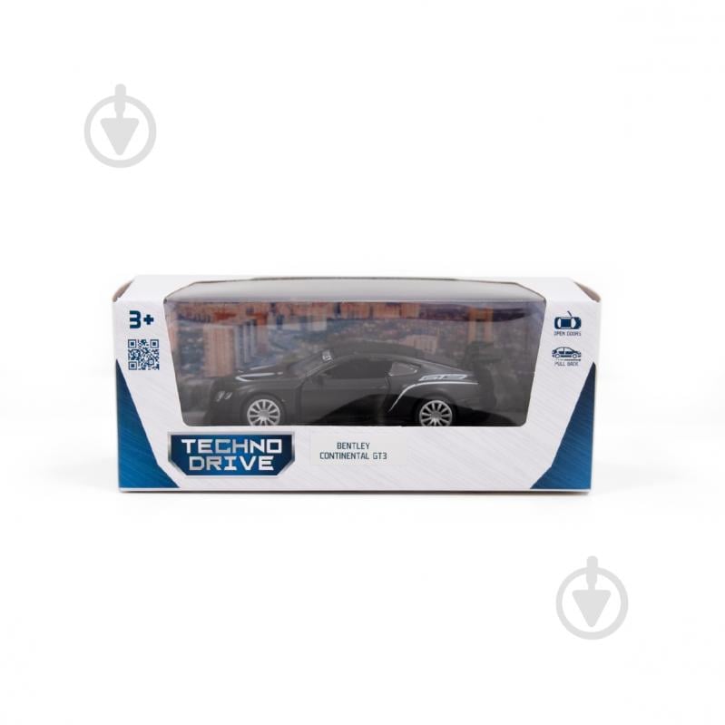 Машинка TechnoDrive 1:32 BENTLEY CONTINENTAL GT3 (матовый черный) 250259 - фото 11 Машинка TechnoDrive 1:32 BENTLEY CONTINENTAL GT3 (матовый черный) 250259 - фото 11
