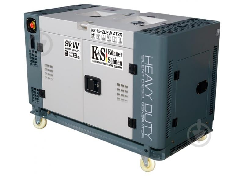 Генератор дизельний Konner&Sohnen 8,5 кВт / 9 кВт 220 В KS 13-2DEW ATSR - фото 3