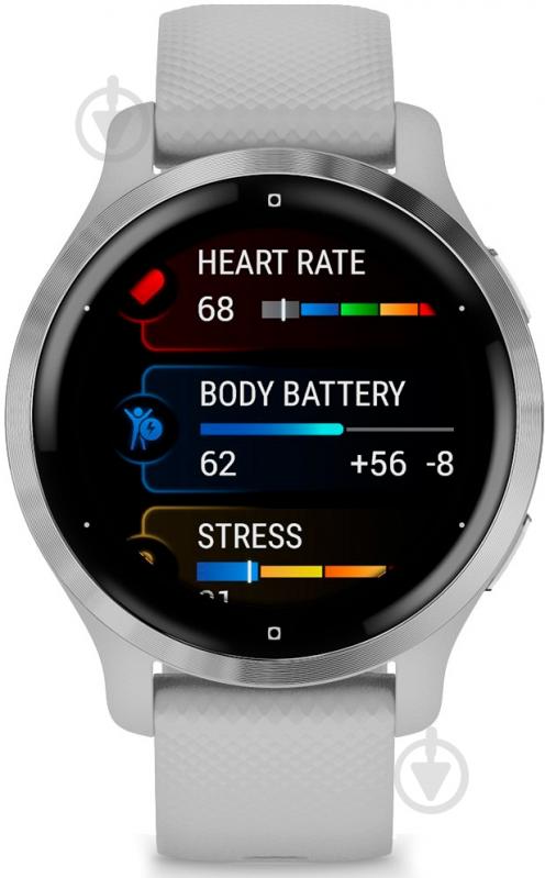 Смарт-часы Garmin Venu 2S Mist Grey/Passivated (010-02429-12) - фото 4 Смарт-часы Garmin Venu 2S Mist Grey/Passivated (010-02429-12) - фото 4
