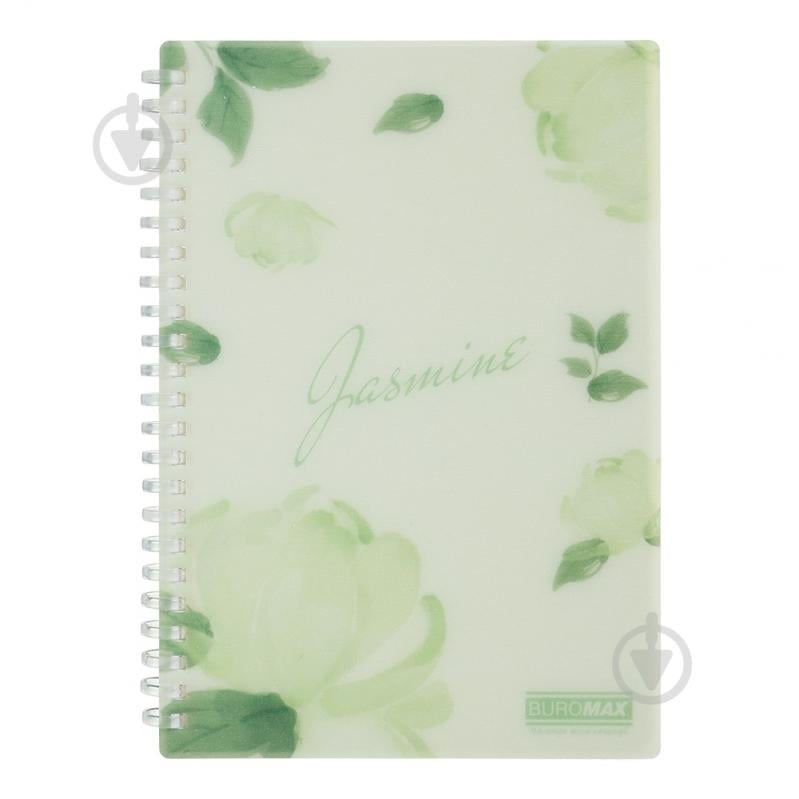 Зошит на пружині Buromax ARABESKI B5 клітинка 80 арк. м'ятний BM.2586-38 - фото 1 Зошит на пружині Buromax ARABESKI B5 клітинка 80 арк. м'ятний BM.2586-38 - фото 1