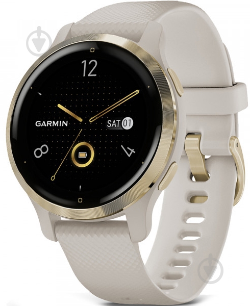 ᐉ Смарт-часы Garmin Venu 2S Tundra + Champagne (010-02429-11) • Купить ...