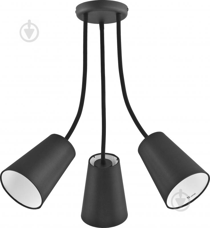 Люстра потолочная TK Lighting Wire 3x60 Вт E27 черный 2103 - фото 1