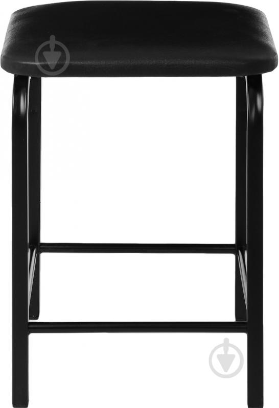 Табурет с мягким сиденьем черный / черный - фото 2 Табурет с мягким сиденьем черный / черный - фото 2