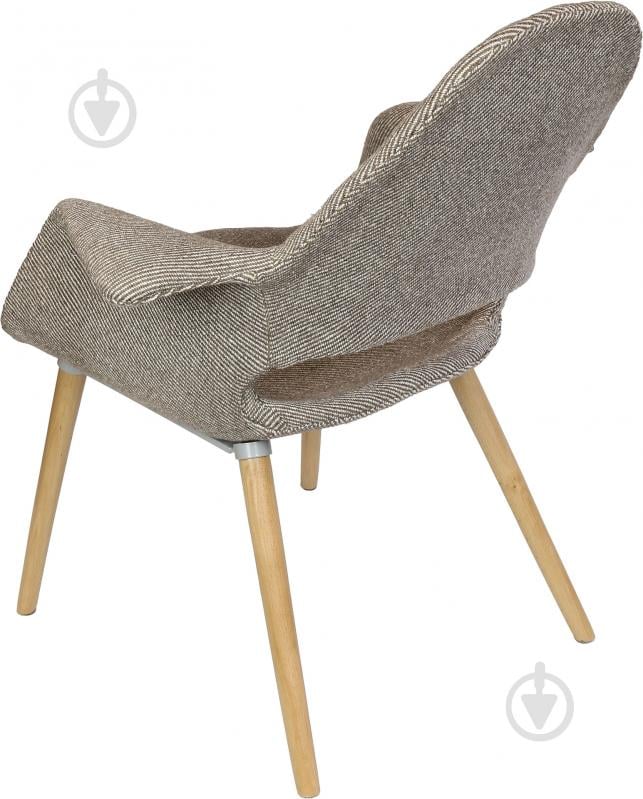 Стул обеденный АС-150KS дерево светлое/кофейный - фото 3