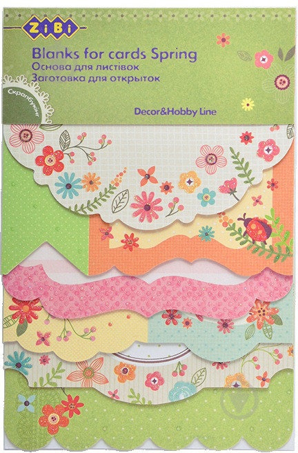 Основа для открыток 18 шт. Spring 147 г/м2 - фото 1