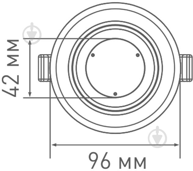 Світильник точковий Maxus 3-step 1-MAX-01-3-SDL-12-С 12 Вт 3000/3500/4100 К білий - фото 3