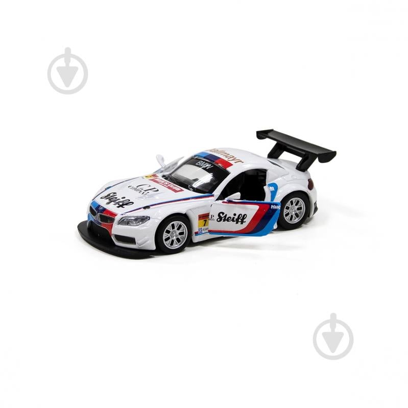 Машинка TechnoDrive 1:32 BMW Z4 GT3 (белый) 250255 - фото 8