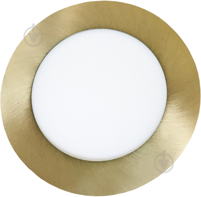 Світильник точковий Eurolamp Downlight LED-DLR-6/4(golden) 6 Вт 4000 К золотий - фото 1