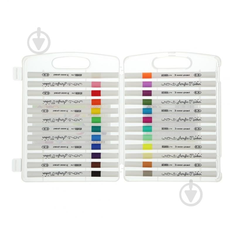 Набір маркерів акрилових ZiBi 24 кольори KIDS Line мульті ZB.2703 - фото 2 Набір маркерів акрилових ZiBi 24 кольори KIDS Line мульті ZB.2703 - фото 2