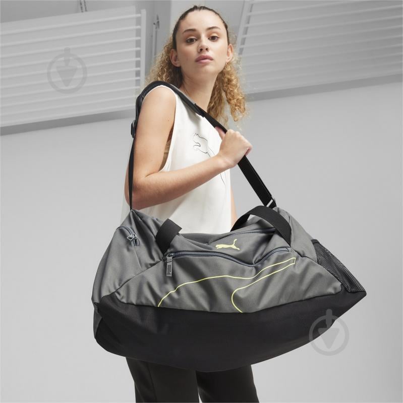 Спортивна сумка Puma FUNDAMENTALS SPORTS BAG M 09033302 сірий - фото 3