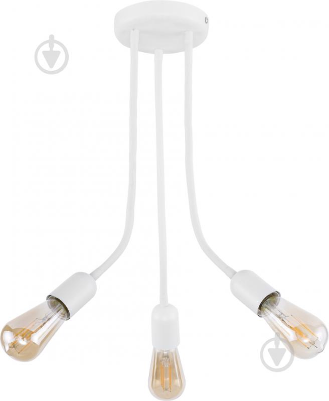 Люстра потолочная TK Lighting Flexy 3x60 Вт E27 белый 2132 - фото 1 Люстра потолочная TK Lighting Flexy 3x60 Вт E27 белый 2132 - фото 1
