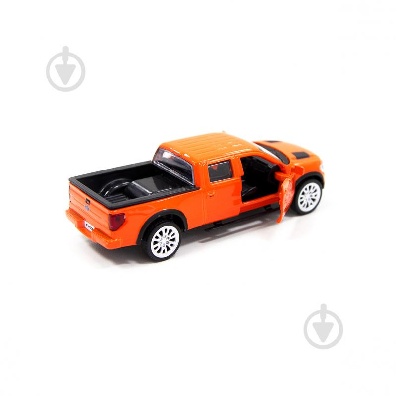 Машинка TechnoDrive 1:32 FORD F-150 SVT Raptor (оранжевый) 250262 - фото 9