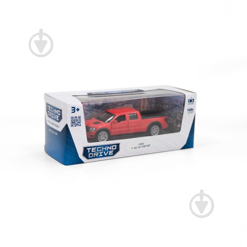 Машинка TechnoDrive 1:32 FORD F-150 SVT Raptor (оранжевый) 250262 - фото 12