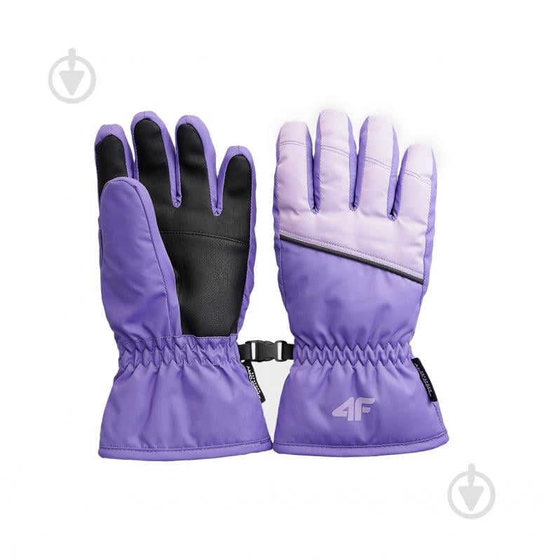 Рукавички 4F GLOVES FNK U154 4FJWAW24AFGLU154-51S р.M фіолетовий - фото 1