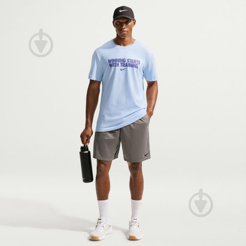 Футболка Nike M NK DF TEE WINNING HV4187-407 р.M блакитний - фото 2