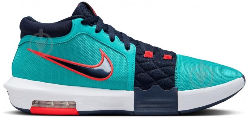 Кроссовки мужские Nike LEBRON WITNESS VIII HQ2139-300 р.44 бирюзово-синие - фото 1 Кроссовки мужские Nike LEBRON WITNESS VIII HQ2139-300 р.44 бирюзово-синие - фото 1