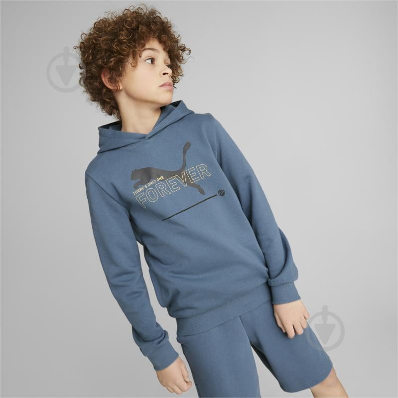 Джемпер Puma ESS BETTER HOODIE TR KIDS 67365917 синий - фото 3