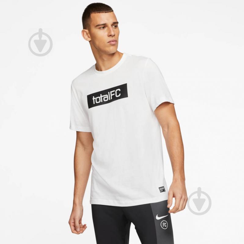 Футболка Nike M NK FC DRY TEE SEASONAL GRPHC CD0167-100 р.2XL белый - фото 4