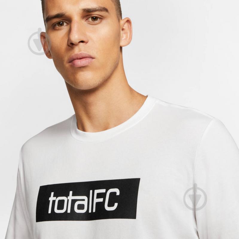 Футболка Nike M NK FC DRY TEE SEASONAL GRPHC CD0167-100 р.2XL белый - фото 6