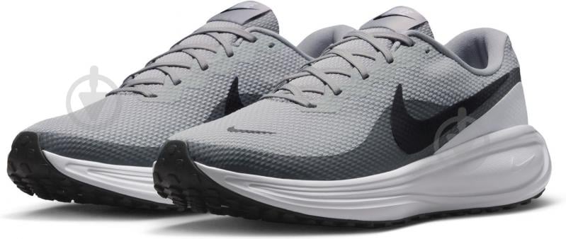Кросівки чоловічі демісезонні Nike Revolution 8 HJ9198-004 р.43 сірі - фото 5