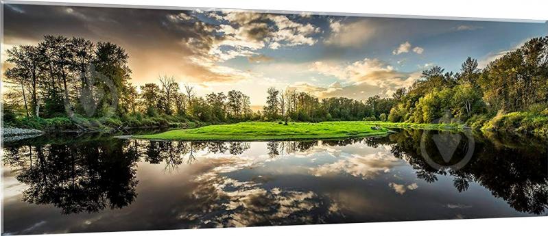 Картина на стекле Природа 125x50 см Styler - фото 2
