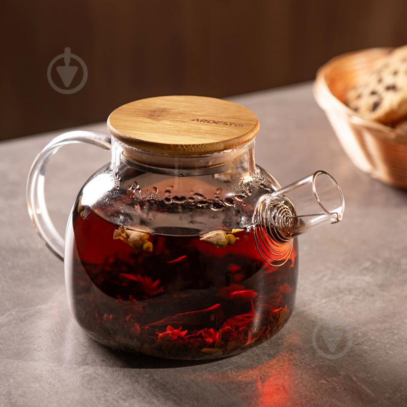 Чайник заварювальний Ardesto Gemini 1000 мл прозорий AR3010GBM - фото 12