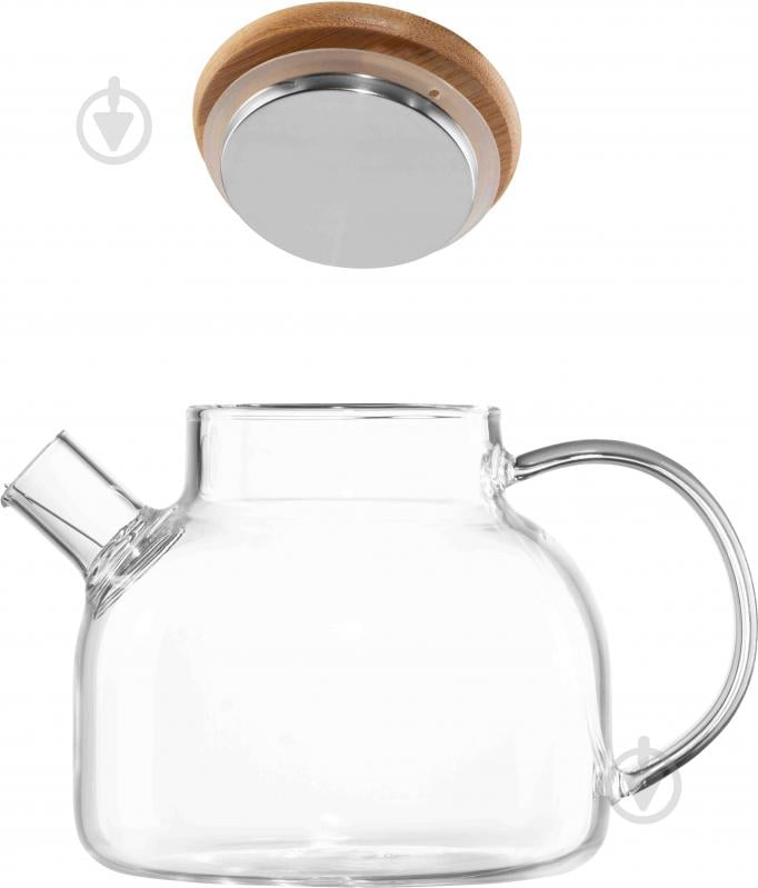 Чайник заварювальний Ardesto Gemini 1000 мл прозорий AR3010GBM - фото 2