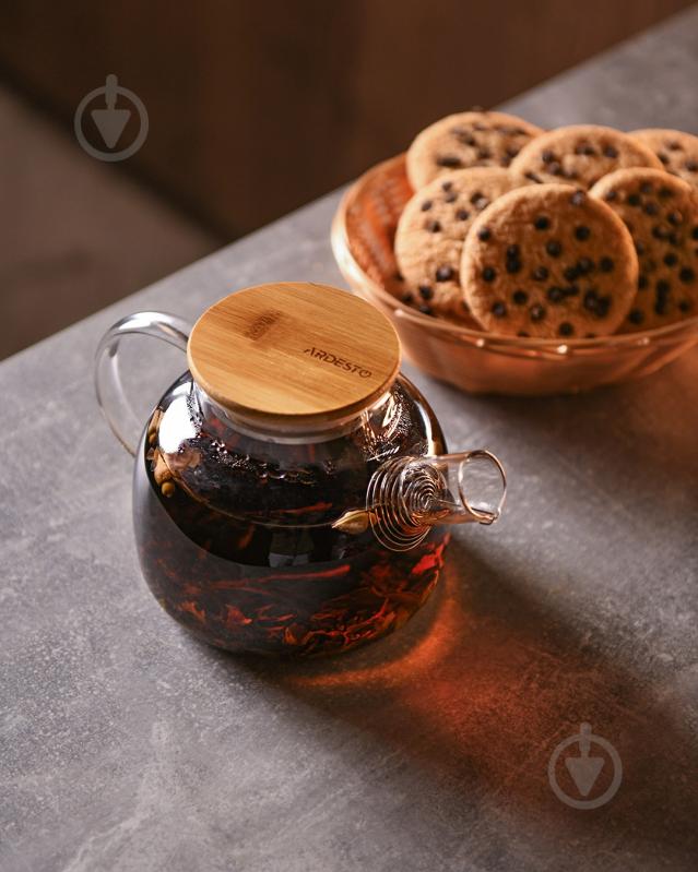 Чайник заварювальний Ardesto Gemini 1000 мл прозорий AR3010GBM - фото 5