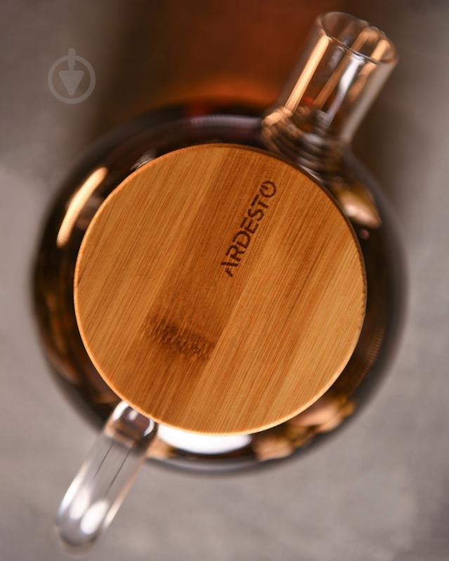 Чайник заварювальний Ardesto Gemini 1000 мл прозорий AR3010GBM - фото 6