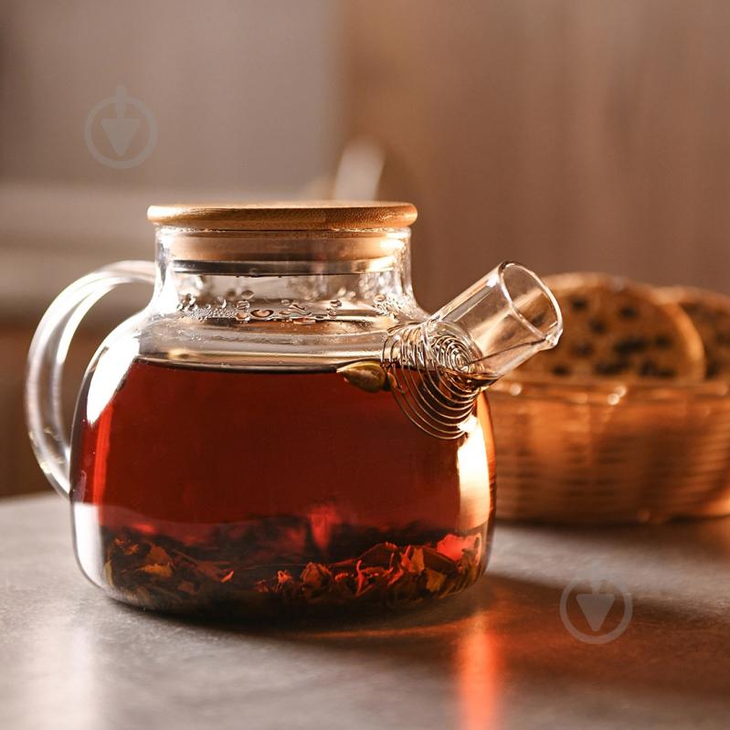 Чайник заварювальний Ardesto Gemini 1000 мл прозорий AR3010GBM - фото 8