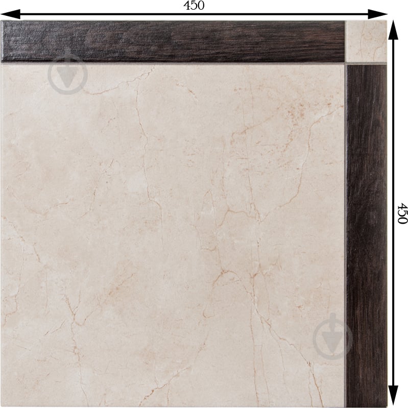 Плитка Zeus Ceramica Marwood Beige ZWXMW3 45x45 (45,44) - фото 4