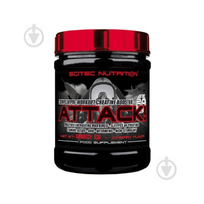 Комплекс передтренувальний Scitec Nutrition Attack 2.0 Груша 320 г - фото 1